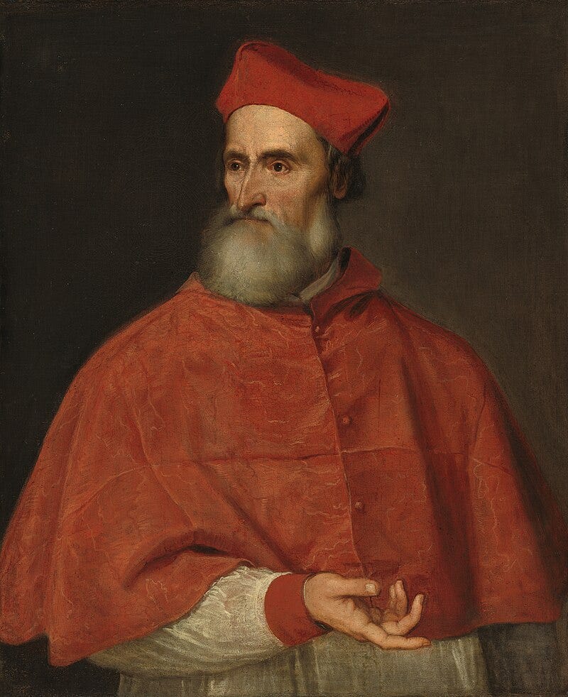 Portrait of Cardinal Pietro Bembo c. 1540