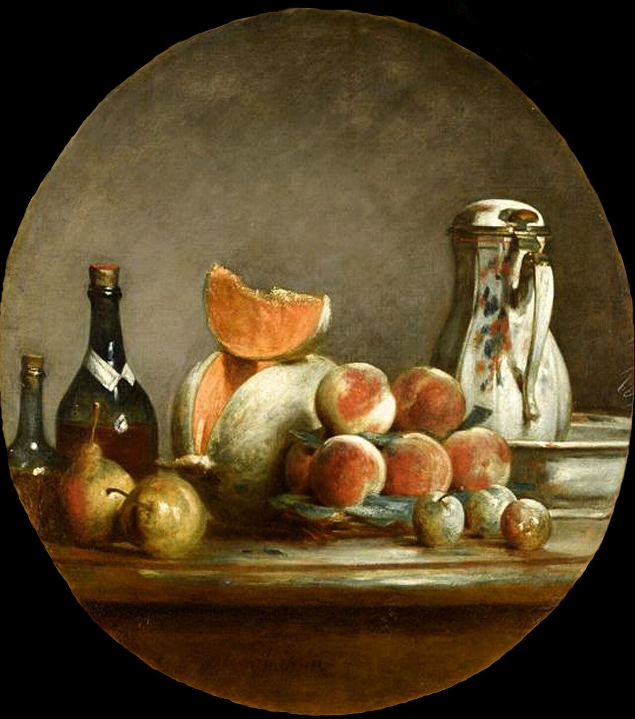 Chardin The Sliced Melon