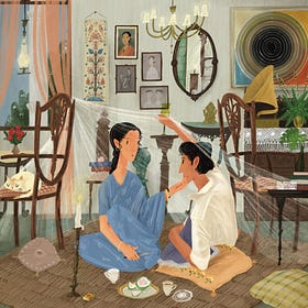 A lazy afternoon, a lost bet and a little love