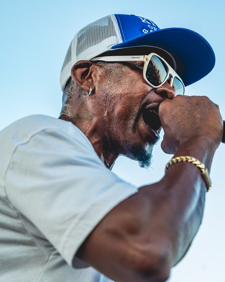 Select images from Mr Vegas' performance at Reggae in the Park festival 2025