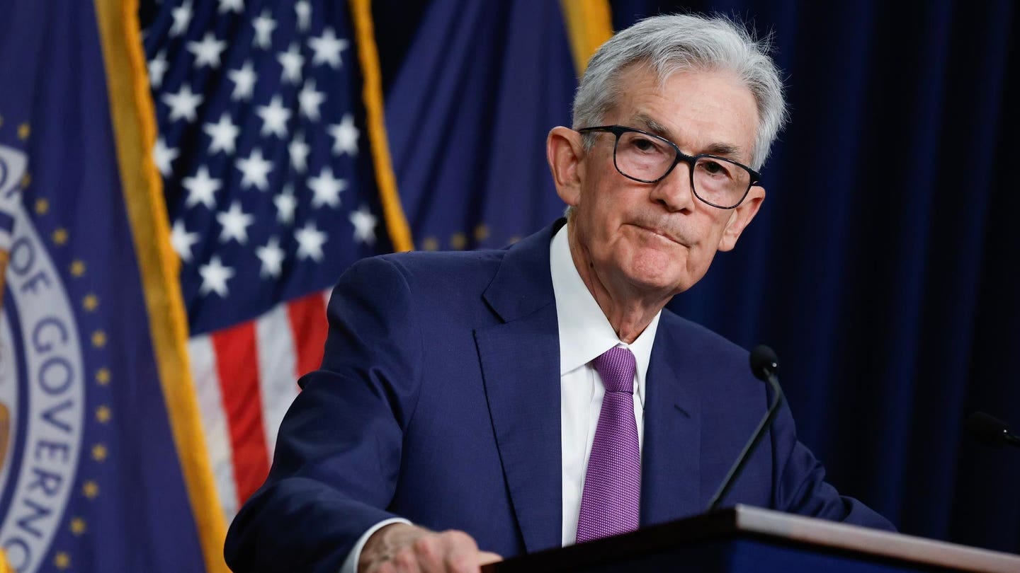Federal Reserve Chair Jerome Powell Holds Press Conference On Interest Rates