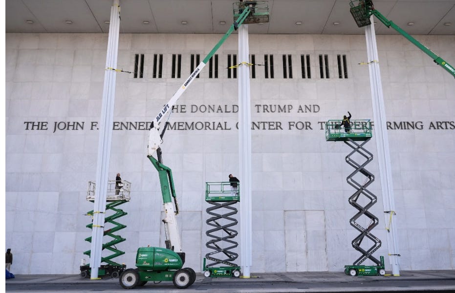 Lawsuit Filed To Remove Trump’s Name From The Kennedy Center