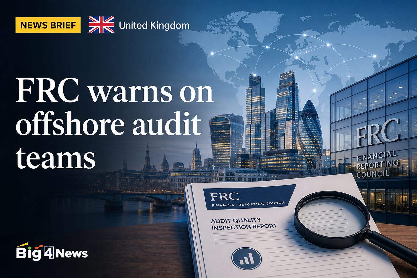 FRC Warns Big Four Over Growing Use of Offshore Audit Teams