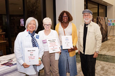 Photos of The People's Party Los Angeles.