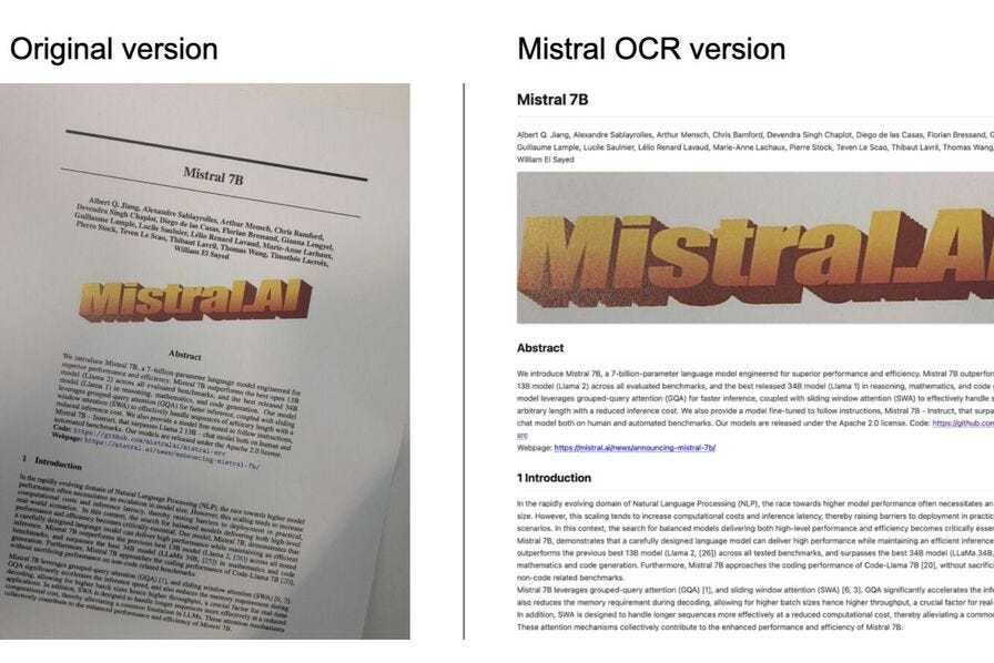 Mistral se met à l'OCR avec une API d'analyse de documents