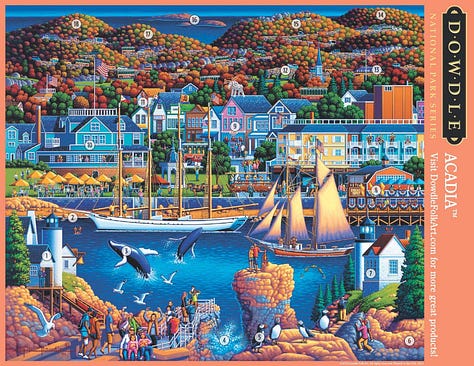 Dowdle Acadia Wooden Jigsaw Puzzle