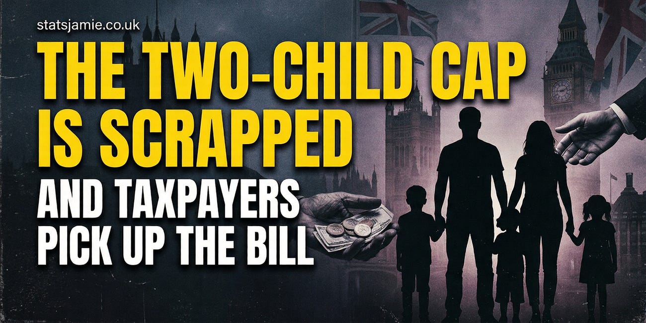 The Two-Child Benefit Cap Is Scrapped And Taxpayers Pick Up The Bill