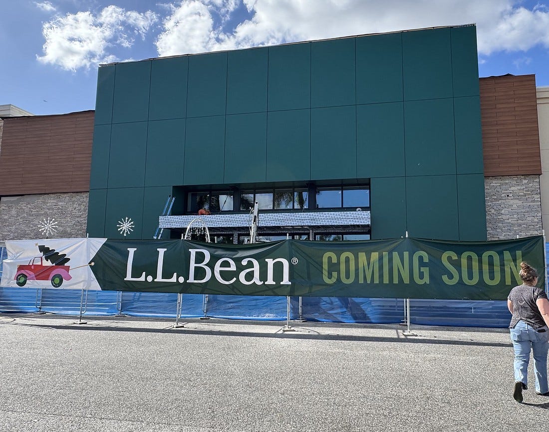 L.L. Bean, 10 new mall stores coming to Sarasota's UTC in 2025 | Business  Observer