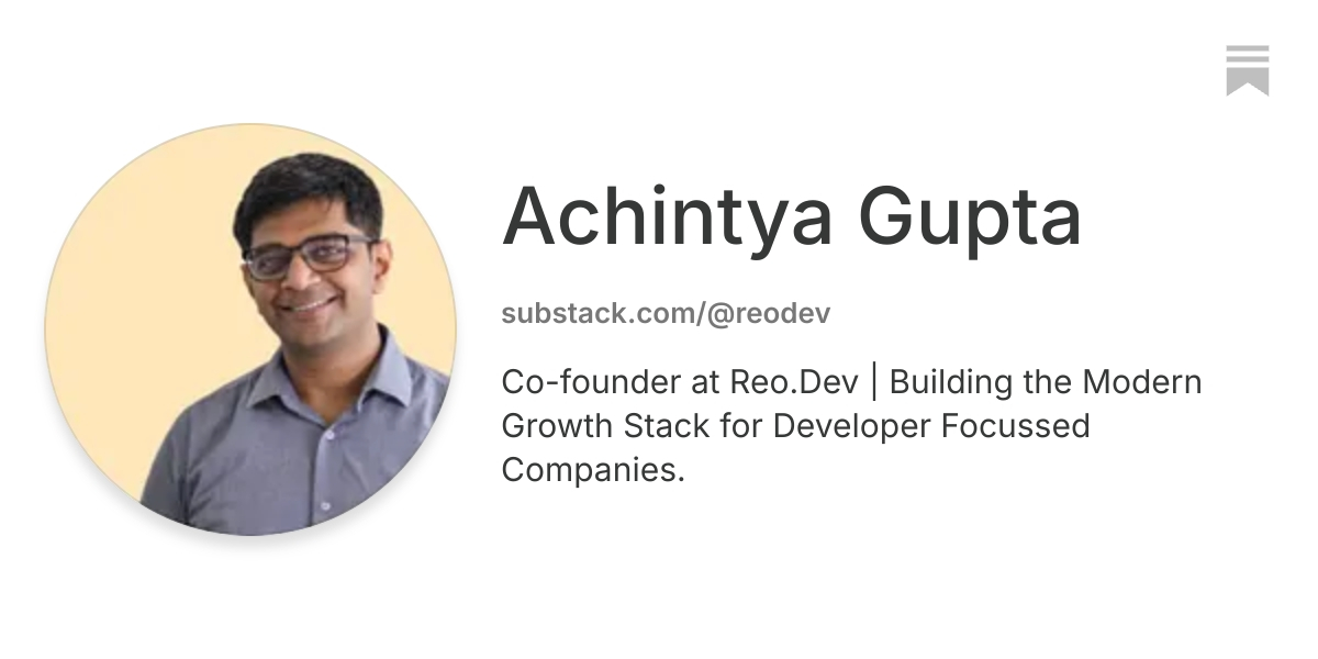 Achintya Gupta | Substack