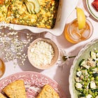 accidentally fancy spring brunch menu