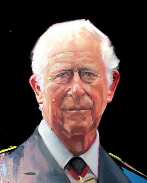 Portraits in oil paint