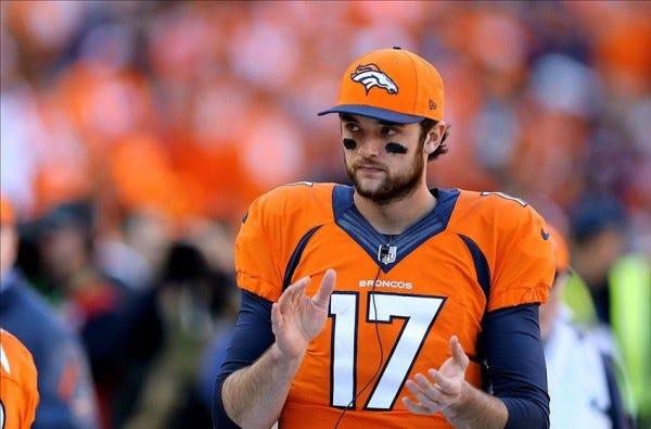 brock osweiler replacing peyton manning for denver brocos 2015 nfl