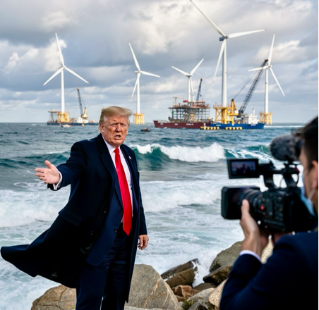 A person in a suit and tie standing on a rocky beach with a large ship in the background

AI-generated content may be incorrect.