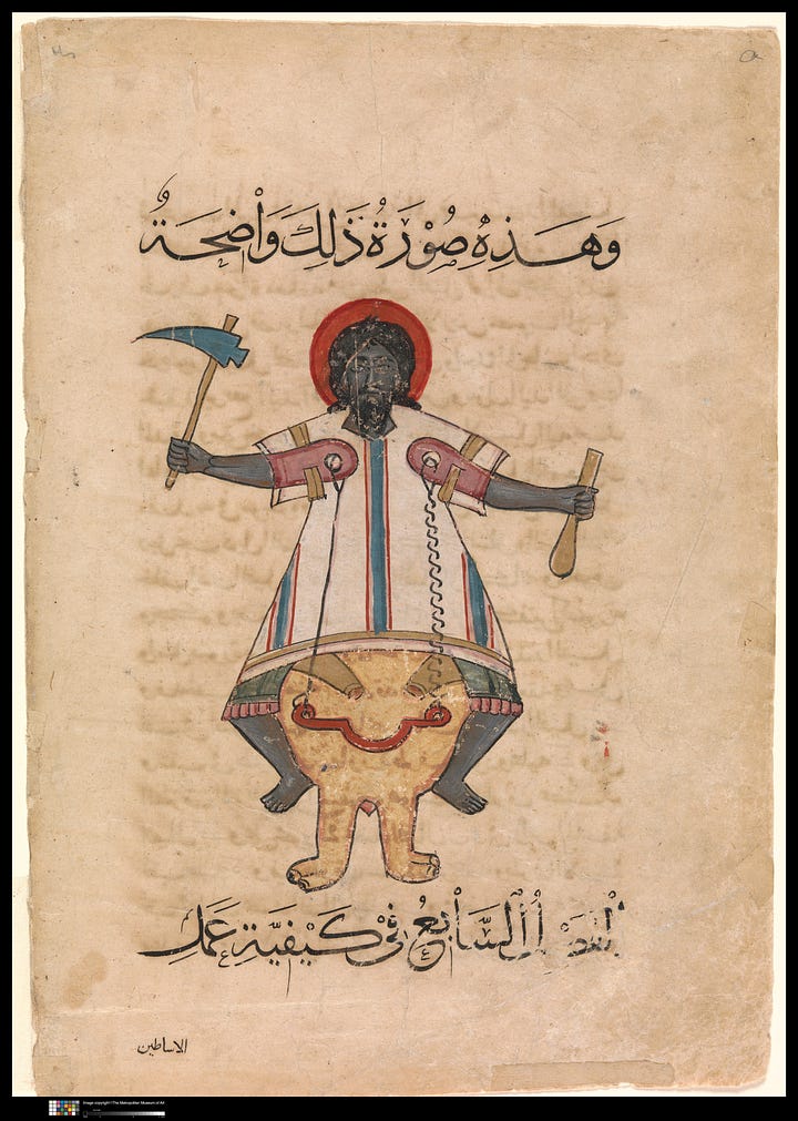 Illustrations from the Book of the Knowledge of Ingenious Mechanical Devices by al-Jazari