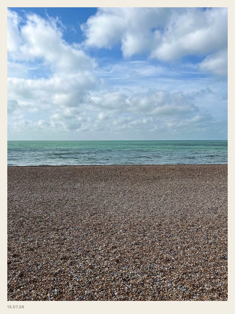 A view of the English coast