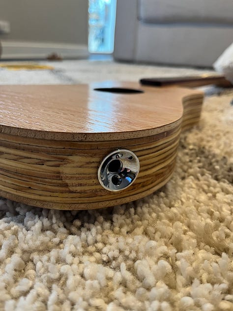 a work in progress guitar build