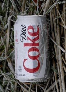 a can of diet coke a can of diet coke