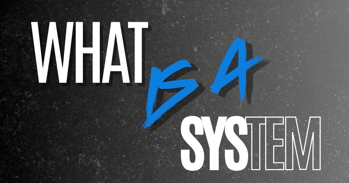 What is a SYSTEM? - by Tim Jordan - The Systemized Business
