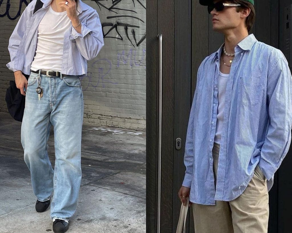 11 Ways to Style a Vintage Oversized Shirt – Domno Vintage