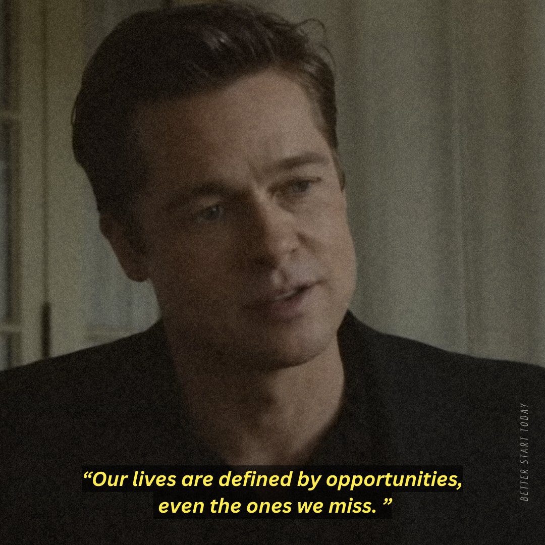 Better Start Today on X: "Movie psychology quotes that teach a lot about  life: 1. The Curious Case of Benjamin Button https://t.co/JpUNfQnzIV" / X