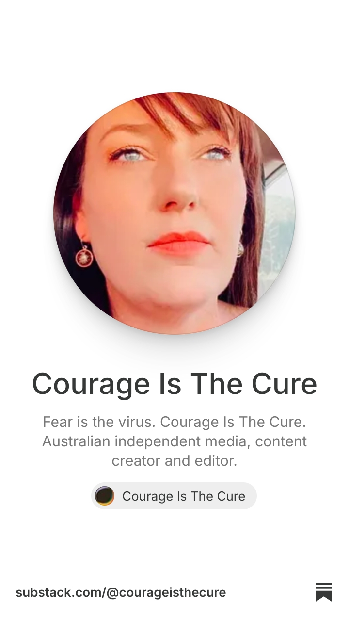 Courage Is The Cure | Substack