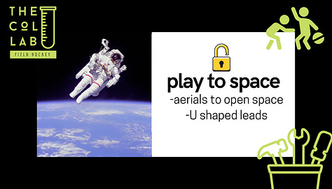 Reminders of the tools they have to beat a man-to-man defense