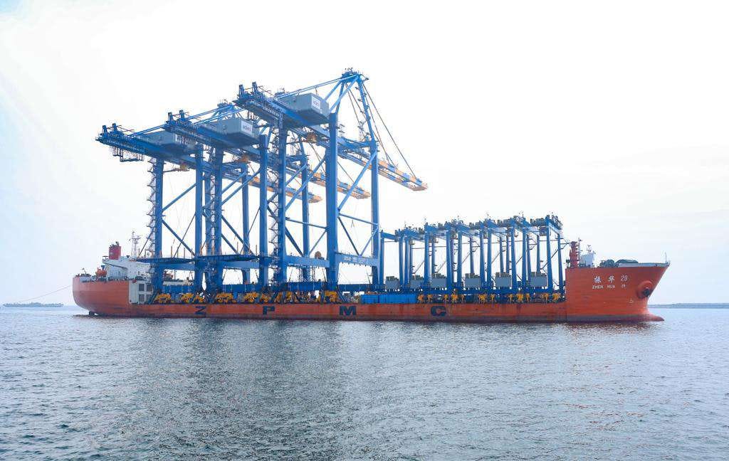 Second Project Vessel with India's Biggest STS Crane Berths at Vizhinjam  Port - Maritime News