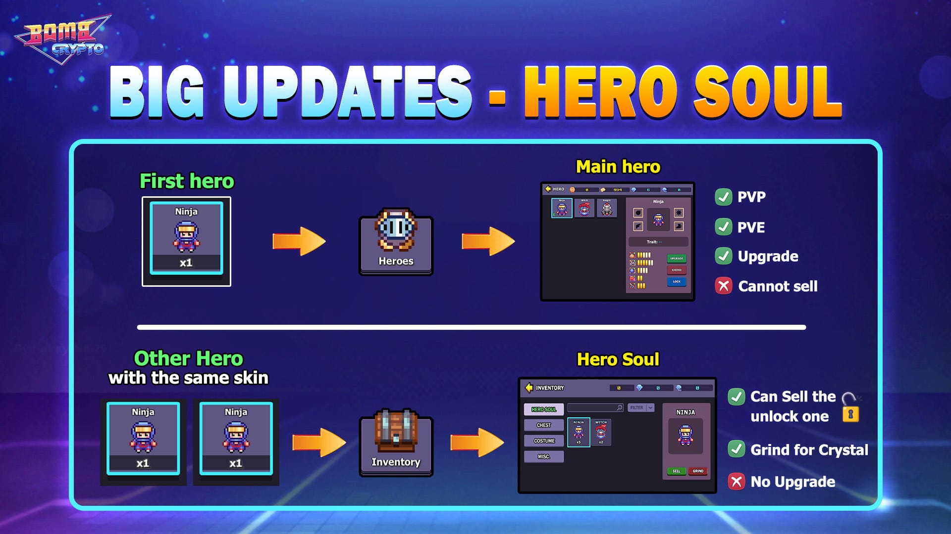 🛠 BIG UPDATES - HERO SOUL 🛠 - by Senspark Ops