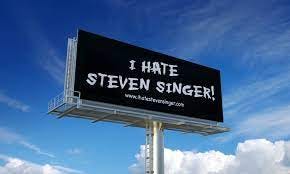 The Legend Behind Those 'I Hate Steven Singer' Billboards – Braithwaite  Communications
