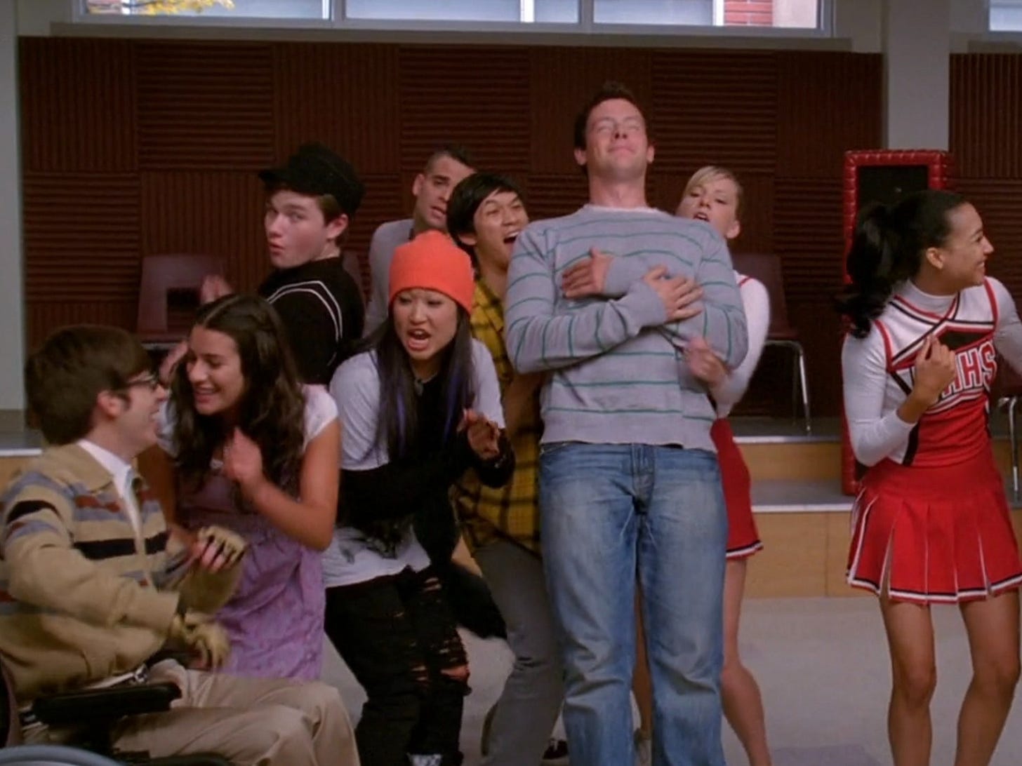 The cast of 'Glee.'