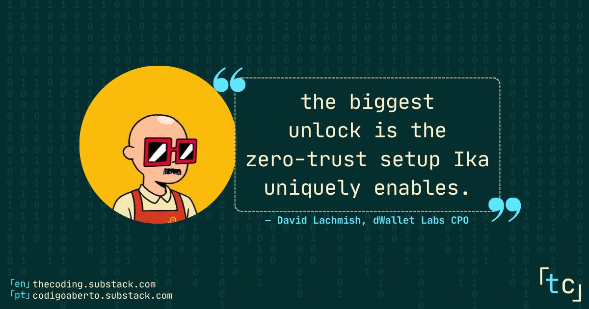 the biggest unlock is the zero-trust setup Ika uniquely enables. the biggest unlock is the zero-trust setup Ika uniquely enables.