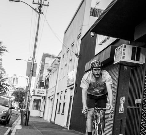 Photos of bikes and contestants of an alley cat race in Cape Town, South Africa