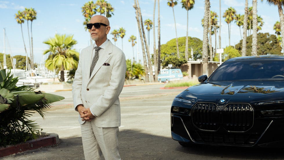 John Malkovich in “Bad Monkey” season two, premiering Wednesday, December 2, 2026.