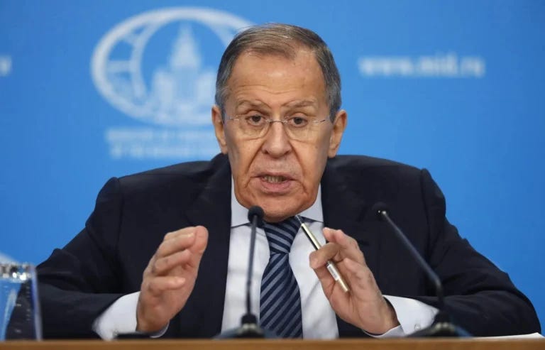 Lavrov reveals distorted flow of Ukraine war information to Trump.Photo:EFE.