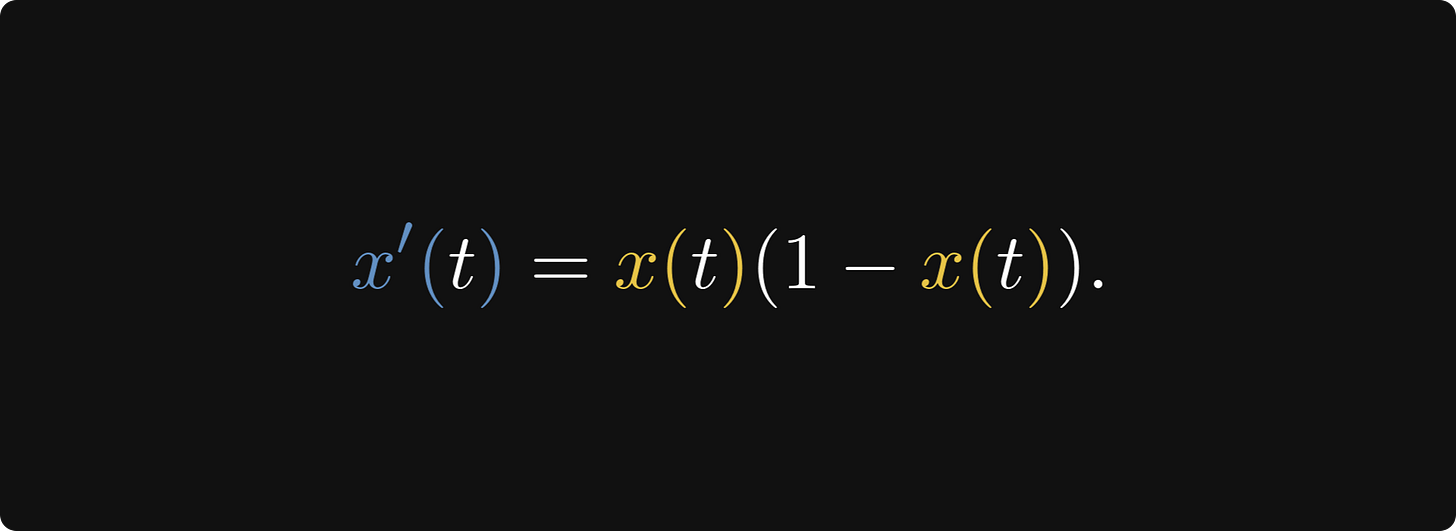 The logistic equation