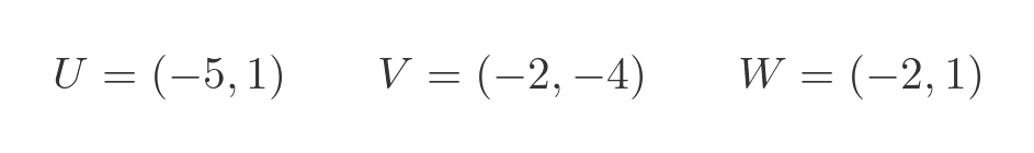 Distance between two points