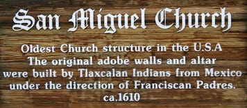 Santa_oldest_church_in_america_sign Santa_oldest_church_in_america_sign