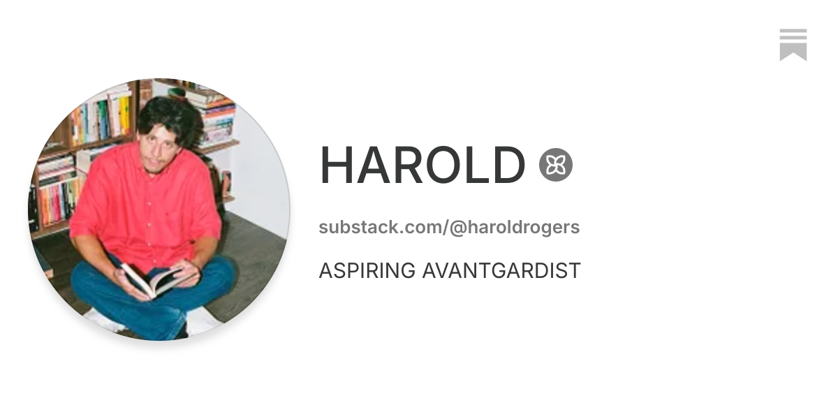 HAROLD | Substack