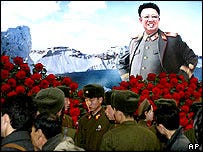 KimJongIlamong theflowers KimJongIlamong theflowers