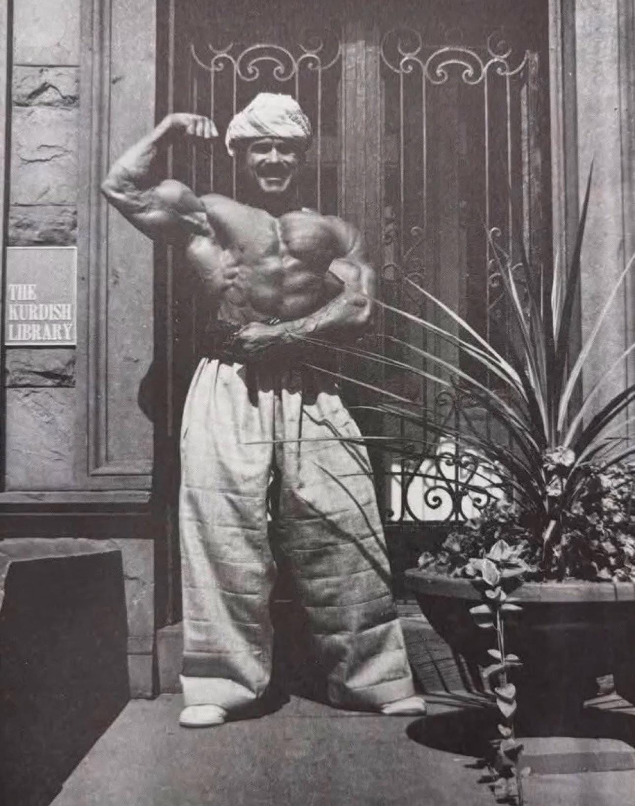 Kurdish bodybuilder Ali Malla circa 1960 Kurdish bodybuilder Ali Malla circa 1960