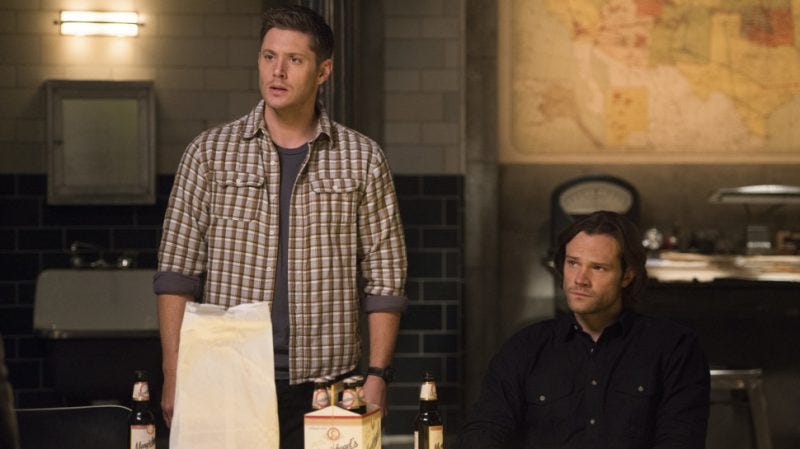 supernatural the raid sam dean winchester beer