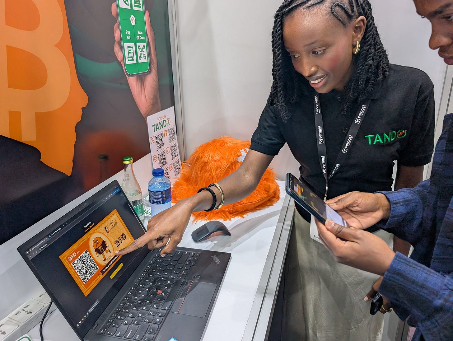 Tando co-founders Jason and Sabrina