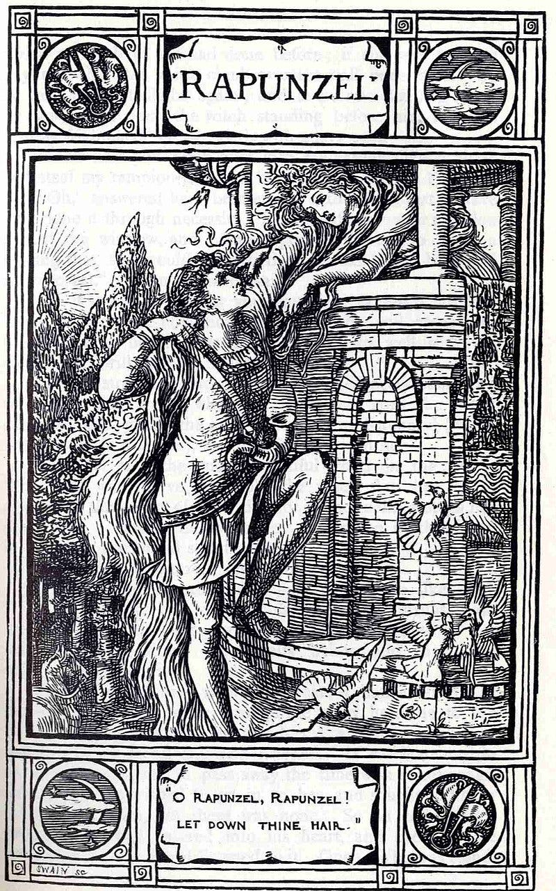 File:RapunzelWalterCrane.jpg - Simple English Wikipedia, the free  encyclopedia