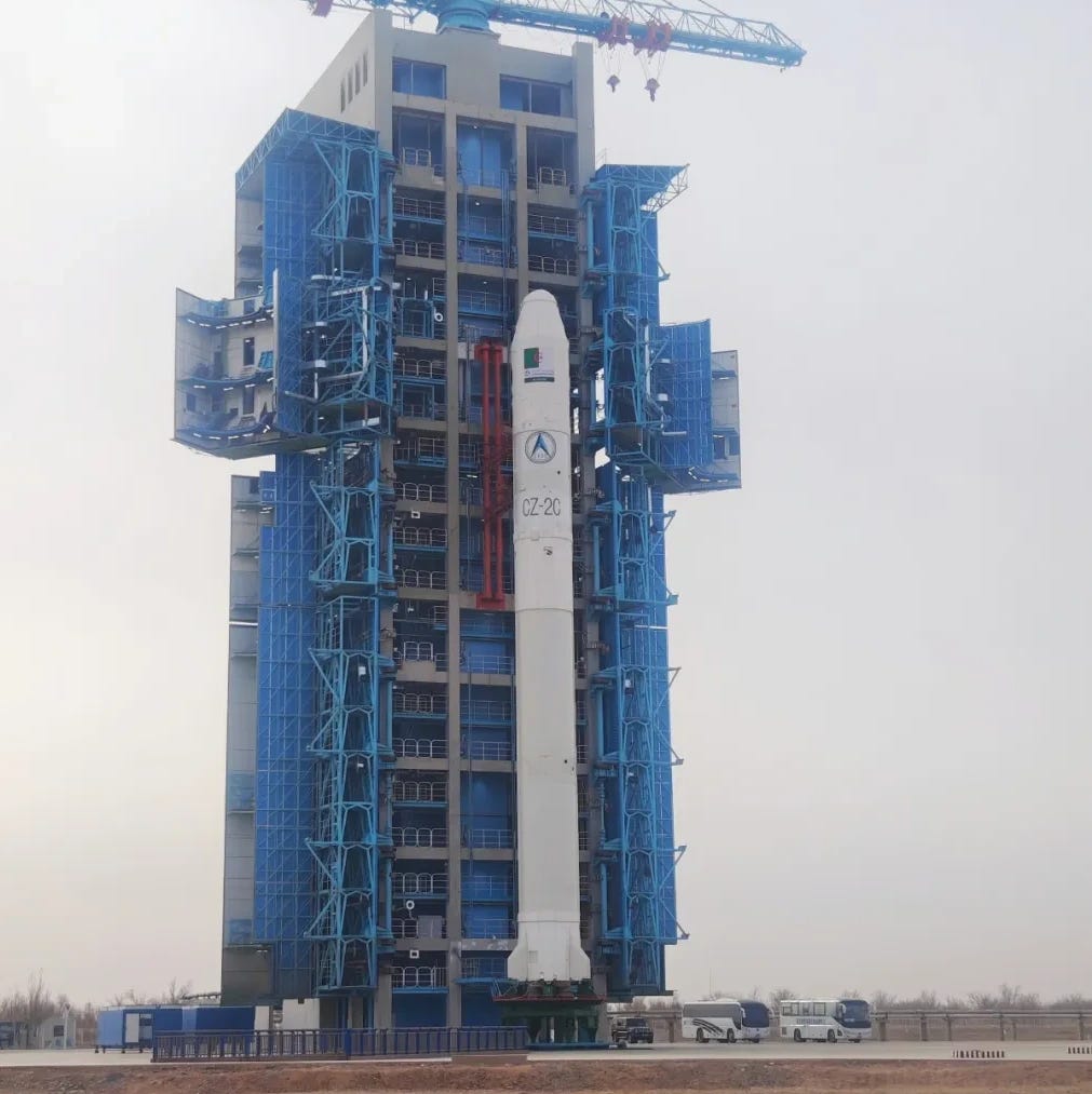 The Long March 2C launch vehicle at Launch Site 94 ahead of its January 31st 2026 launch mission. The Long March 2C launch vehicle at Launch Site 94 ahead of its January 31st 2026 launch mission.
