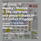 UK Covid-19 Inquiry - Module 1: The resilience and preparedness of the United Kingdom