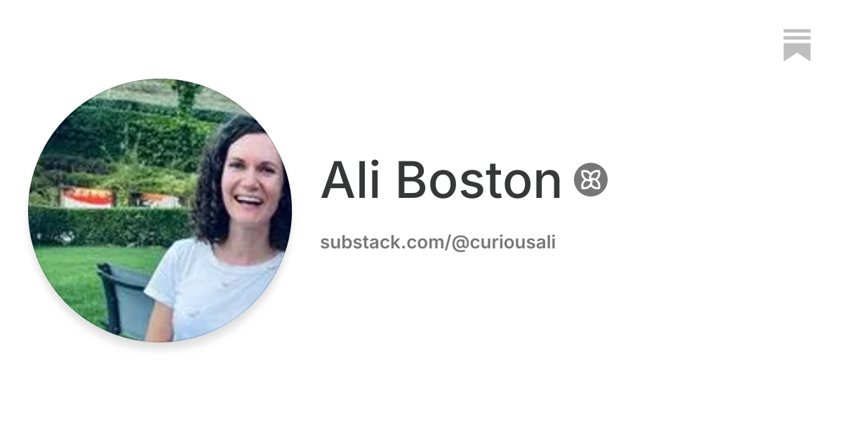 Ali Boston | Substack