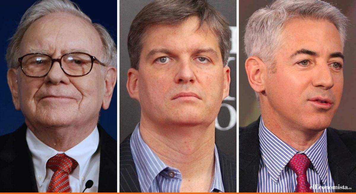 Estos son los recientes cambios estratégicos en las carteras de Warren  Buffett, Michael Burry y Bill Ackman