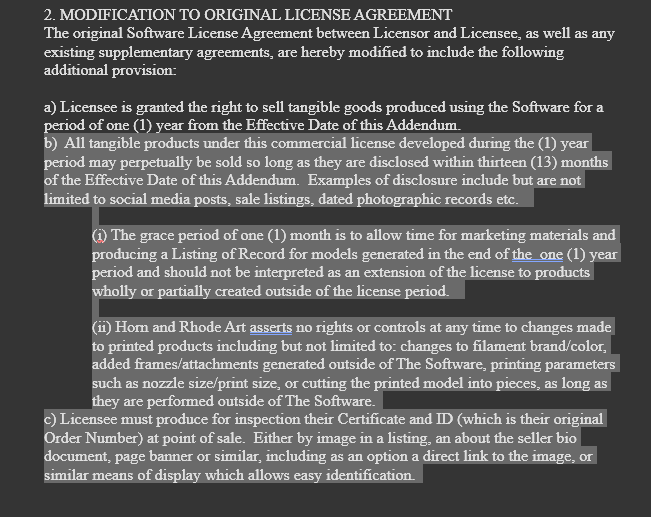 License Updates for v0.7.0 - by Horn & Rhode