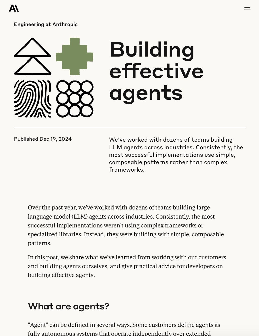 Kalyan KS on X: "Building Effective Agents Guide (by Anthropic) This guide  covers - What are agents? - When (and when not) to use agents - When and  how to use frameworks -
