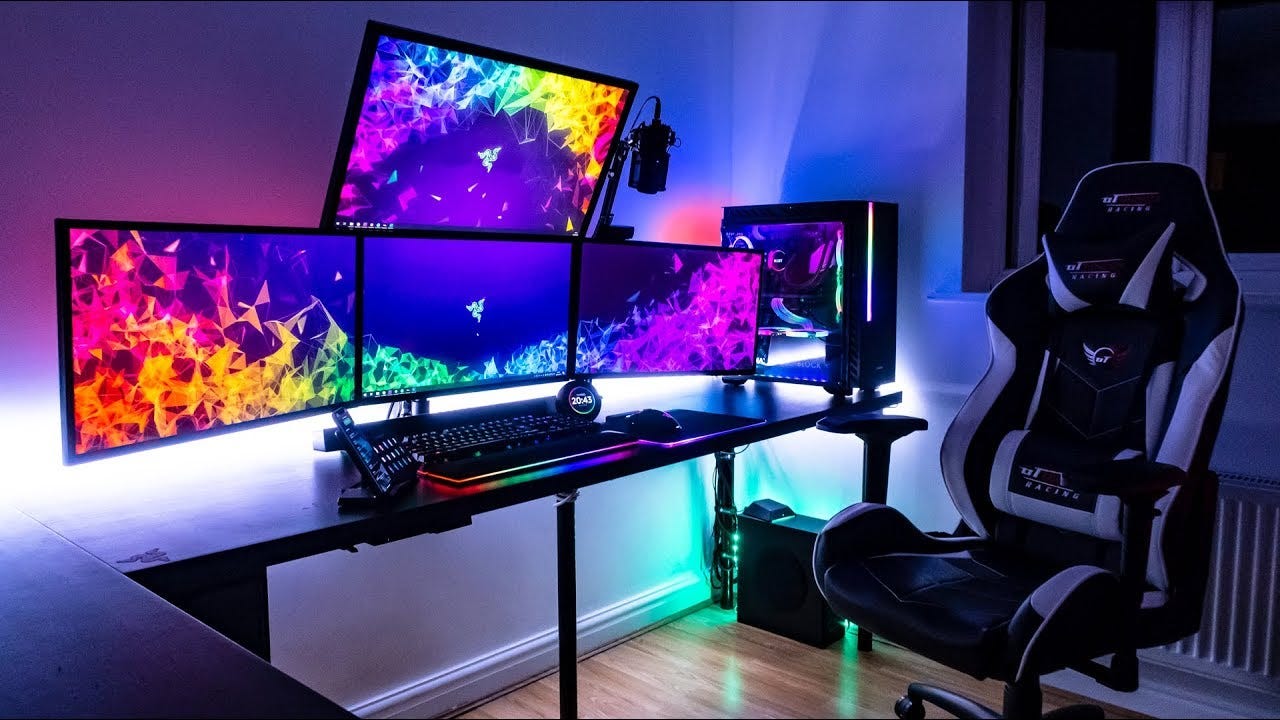 Building The ULTIMATE Razer Gaming Setup - YouTube